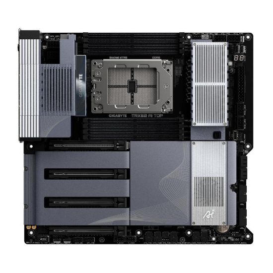 Obrázek GIGABYTE MB Sc sTR5 TRX50 AI TOP- 2B, AMD TRX50, 8xDDR5, WiFi, E- ATX