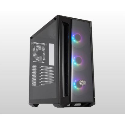 Obrázek Cooler Master case MasterBox MB520 ARGB, E- ATX, Průhledná bočnice, 3x 120mm ARGB Fan, 1x 120mm Fan, Černá