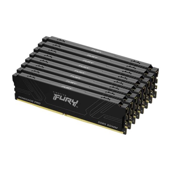 Obrázek KINGSTON DIMM DDR5 128 GB (Kit of 8) 7200MT/ s CL38 FURY Renegade Pro Black