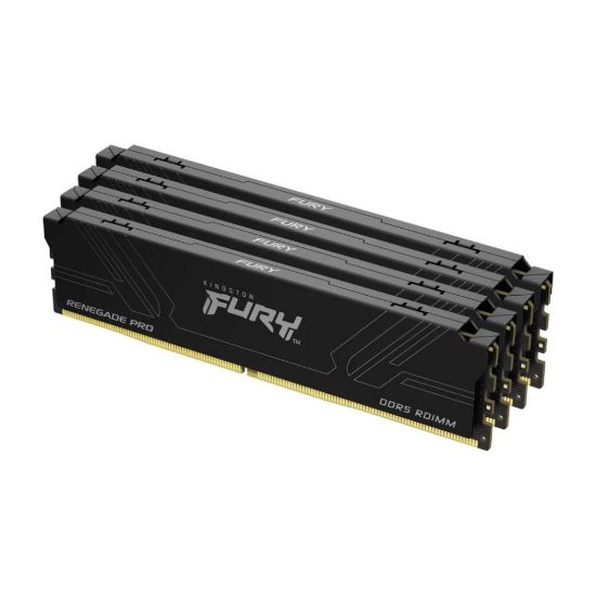 Obrázek KINGSTON DIMM DDR5 64 GB (Kit of 4) 7600MT/ s CL40 FURY Renegade Pro Black