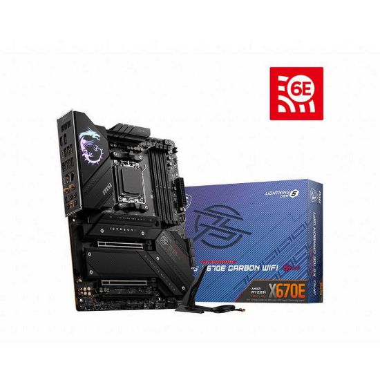 Obrázek BAZAR - MSI MB Sc AM5 MPG X670E CARBON WIFI, AMD X670, 4xDDR5, 1xDP, 1xHDMI, WI- FI - Po opravě (Bez příšlušenství)