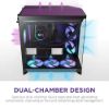 Obrázek NZXT skříň H9 Flow RGB dvoukomorová ATX / 1 x 140 RGB mm / 1x 120mm RGB fan / prosklená / černá