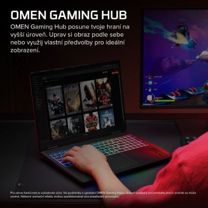 Obrázek NTB HyperX OMEN MAX 16- ah1003nc, Ultra 9- 290HX+, 16" 2560 x 1600 240 Hz, 64 GB DDR5, SSD 2 TB, RTX 5090, Win 11, 2Y…