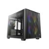 Obrázek DEEPCOOL Case CG330 MESH 3F, mATX, Průhledná bočnice, 1 x 120mm ARGB, 2 x 140mm ARGB, černá
