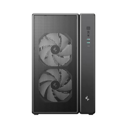 Obrázek DEEPCOOL Case CG590 MESH 2F, ATX, Průhledná bočnice, 2 x 160mm ARGB, černá