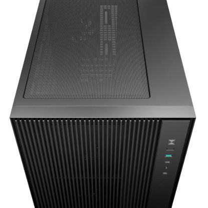 Obrázek DEEPCOOL Case CG330 MESH 3F, mATX, Průhledná bočnice, 1 x 120mm ARGB, 2 x 140mm ARGB, černá