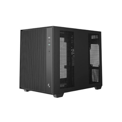 Obrázek DEEPCOOL Case CG330 MESH 3F, mATX, Průhledná bočnice, 1 x 120mm ARGB, 2 x 140mm ARGB, černá