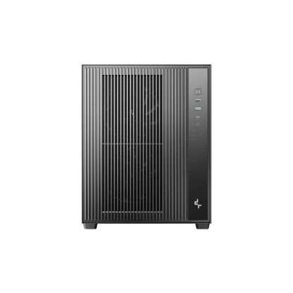 Obrázek DEEPCOOL Case CG330 MESH 3F, mATX, Průhledná bočnice, 1 x 120mm ARGB, 2 x 140mm ARGB, černá