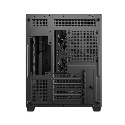 Obrázek DEEPCOOL Case CG330 MESH 3F, mATX, Průhledná bočnice, 1 x 120mm ARGB, 2 x 140mm ARGB, černá