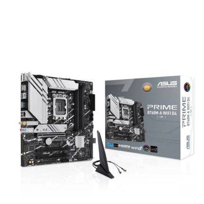 Obrázek ASUS MB Sc LGA1700 PRIME B760M- A DDR4 CSM, Intel B760, 4xDDR4, 1xDP, 2xHDMI, mATX