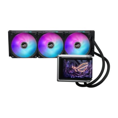 Obrázek ASUS vodní chladič CPU AIO ROG RYUO IV 360 ARGB, 3 x 120mm, LGA1851, AM5, černá