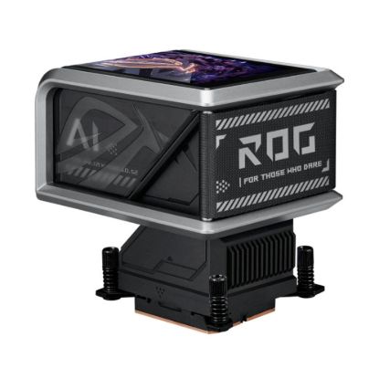 Obrázek ASUS vodní chladič CPU AIO ROG RYUO IV 360 ARGB, 3 x 120mm, LGA1851, AM5, černá