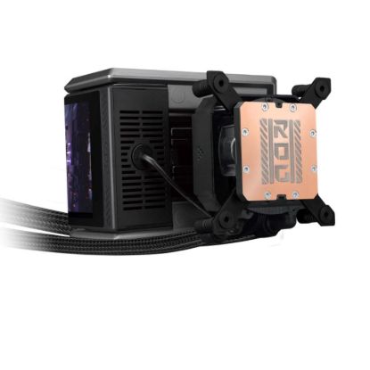 Obrázek ASUS vodní chladič CPU AIO ROG RYUO IV 360 ARGB, 3 x 120mm, LGA1851, AM5, černá