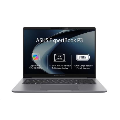 Obrázek ASUS NTB ExpertBook PM3 (PM3606CHA- R716512X), R7 8840HS, 16, 0" 1920 x 1200, 16 GB, 512 GB SSD, AMD Radeon 780M, W…