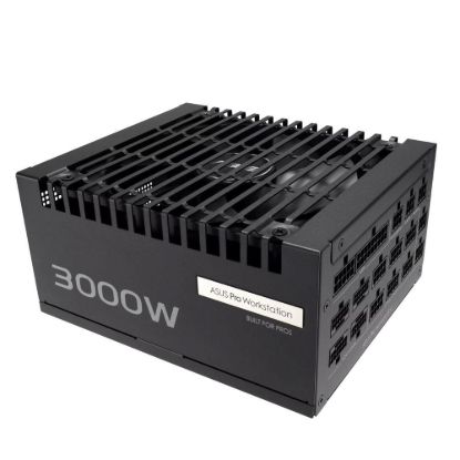 Obrázek ASUS zdroj Pro WS 3000 W Platinum, 140mm, Plně modulární, 80 Plus Platinum, ATX 3.1