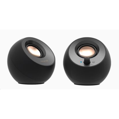 Obrázek Creative PEBBLE V3, stolní 2.0 reproduktory s USB- C a Bluetooth 5.0 - černé