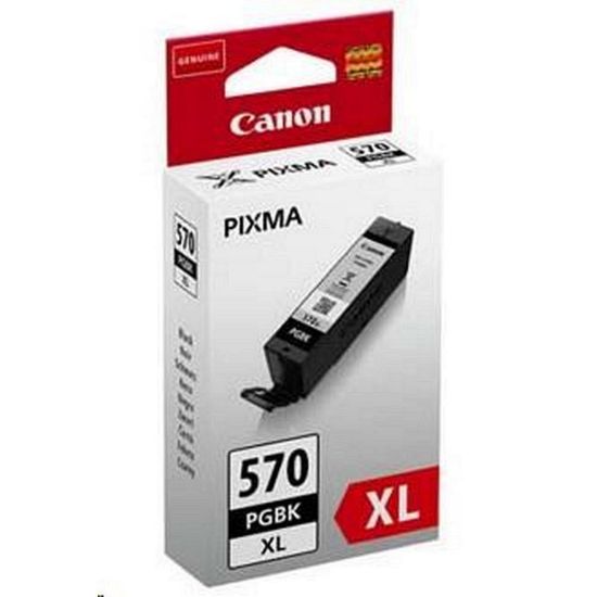 Obrázek CANON CARTRIDGE PGI- 570XL PGBK pigmentová černá pro PIXMA MG575x, MG685x, MG775x, TS505x, TS605x, TS805x (500 str.)