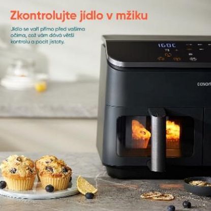 Obrázek Cosori Dual Basket horkovzdušná fritéza 8, 5 L, keramika
