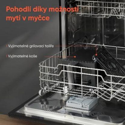 Obrázek Cosori Dual Basket horkovzdušná fritéza 8, 5 L, keramika