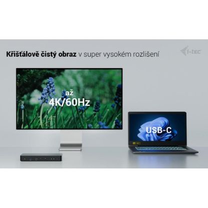 Obrázek i- tec Thunderbolt 4 Intelligent Dual Display Docking Station, Power Delivery 90 W