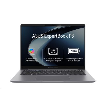 Obrázek ASUS NTB ExpertBook PM3 (PM3606CHA- R716512X), R7 8840HS, 16, 0" 1920 x 1200, 16 GB, 512 GB SSD, AMD Radeon 780M, W…