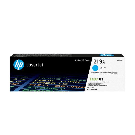 Obrázek HP 219A Cyan Original LaserJet Toner Cartridge (1, 200 pages)