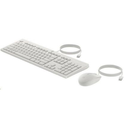 Obrázek HP 225 Wired Mouse and Keyboard Combo G2 - Česká- Slovenská White