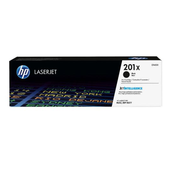Obrázek HP 201X High Capacity Black LJ Toner Cartridge, CF400X (2, 800 pages)