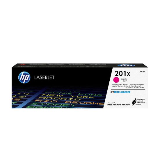 Obrázek HP 201X High Capacity Magenta LJ Toner Cartridge, CF403X (2, 300 pages)