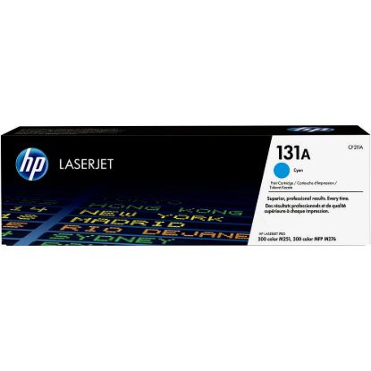 Obrázek HP 131A Cyan LJ Toner Cart, CF211A (1, 800 pages)