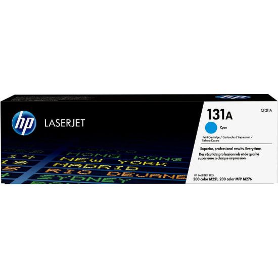 Obrázek HP 131A Cyan LJ Toner Cart, CF211A (1, 800 pages)