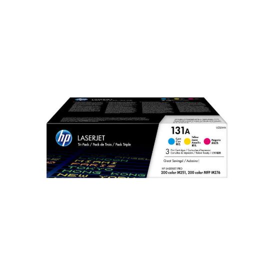 Obrázek HP 131A CMY LJ Toner, 3- pack, U0SL1AM (1, 800 / 1, 800 / 1, 800 pages)