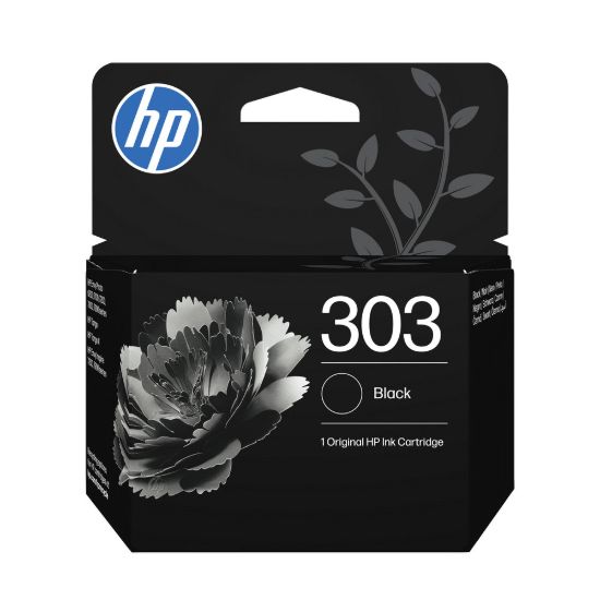 Obrázek HP 303 Black Original Ink Cartridge (200 pages), T6N02AE