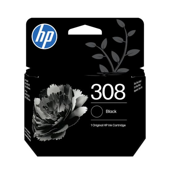 Obrázek HP 308 Black Original Ink Cartridge (160 pages)