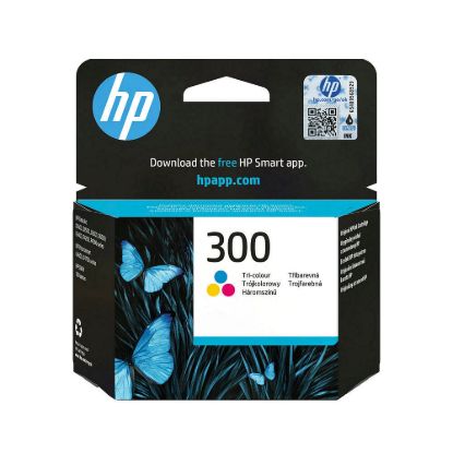 Obrázek HP 300 Tri- color Ink Cart, 4 ml, CC643EE (165 pages)