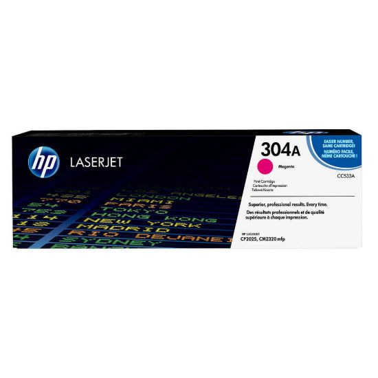 Obrázek HP 304A Magenta LJ Toner Cart, CC533A (2, 800 pages)