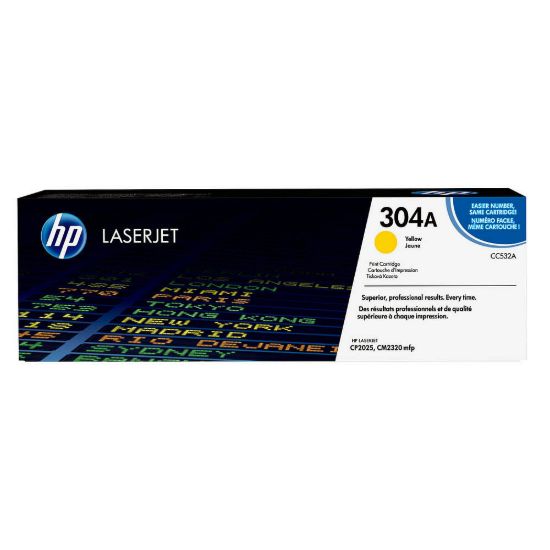 Obrázek HP 304A Yellow LJ Toner Cart, CC532A (2, 800 pages)