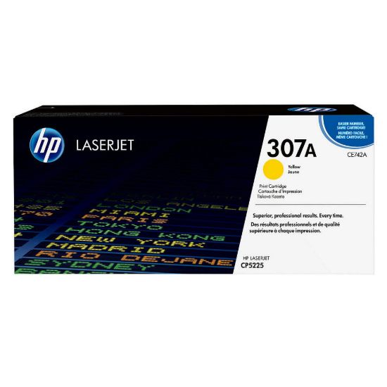 Obrázek HP 307A Yellow LJ Toner Cart, CE742A (7, 300 pages)