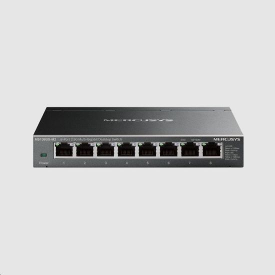 Obrázek MERCUSYS switch MS108GS- M2 (8 x 2, 5GbE, fanless)