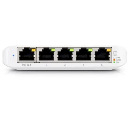 Obrázek Ubiquiti Switch UniFi Compact USW-Flex-XG, 5-Port (4x 10GbE + 1x 1GbE, 802.3at PoE+ RJ45 input, USB-C