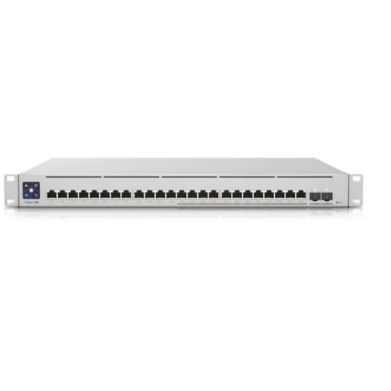 Obrázek Ubiquiti UniFi Switch Enterprise 24 PoE+ (12x 2,5GbE + 12x 1GbE + 2x 10Gb SFP+), power budget 400W