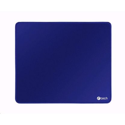 Obrázek C- TECH Podložka pod myš MP- 01, modrá, 320 x 270x4mm, obšité okraje