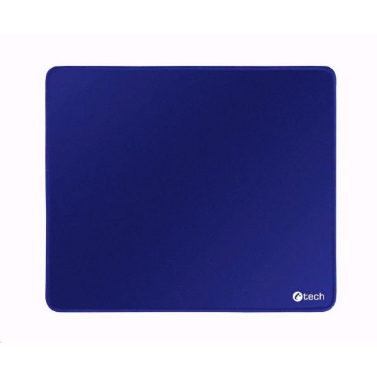 Obrázek C- TECH Podložka pod myš MP- 01, modrá, 320 x 270x4mm, obšité okraje
