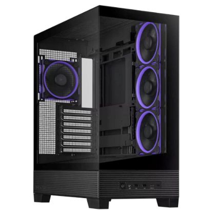 Obrázek BAZAR - ASUS case A31 PLUS TG ARGB, Mid Tower, Průhledná bočnice, 4 x 120mm ARGB Fan, ARGB Hub, černá, Po…