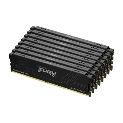 Obrázek KINGSTON DIMM DDR5 128 GB (Kit of 8) 7200MT/ s CL38 FURY Renegade Pro Black