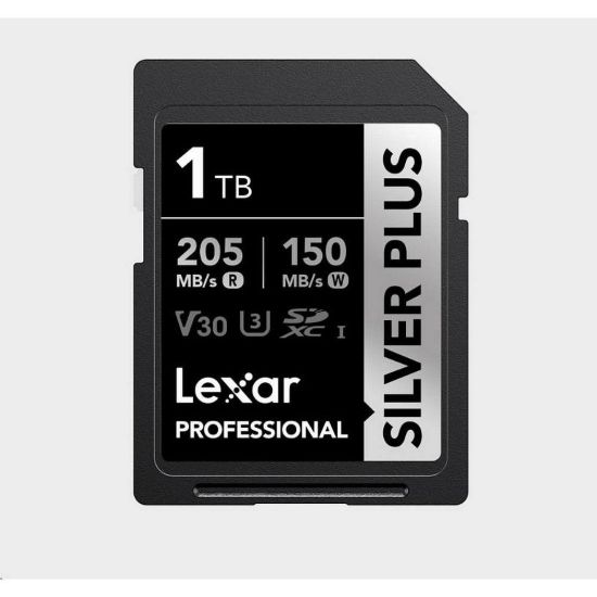 Obrázek Lexar SDXC Professional SILVER Plus 1066x UHS- I/ U3/ A2/ 4K R205/ W150 (V30) 1 TB
