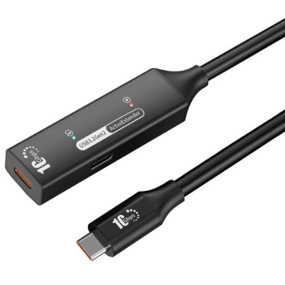 Obrázek PremiumCord USB- C 3.2 Gen 2 repeater a prodlužovací kabel Male- Female, 10Gbps Aluminium 7m