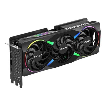 Obrázek PNY VGA Nvidia GeForce RTX 5070 Ti 16 GB ARGB OC Triple Fan, RTX 5070 Ti OC, 16 GB GDDR7, 3x DP, 1x HDMI
