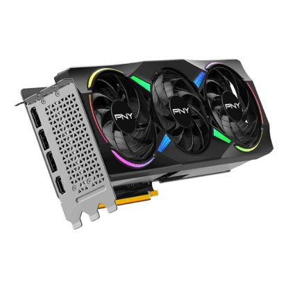 Obrázek PNY VGA Nvidia GeForce RTX 5070 Ti 16 GB ARGB OC Triple Fan, RTX 5070 Ti OC, 16 GB GDDR7, 3x DP, 1x HDMI