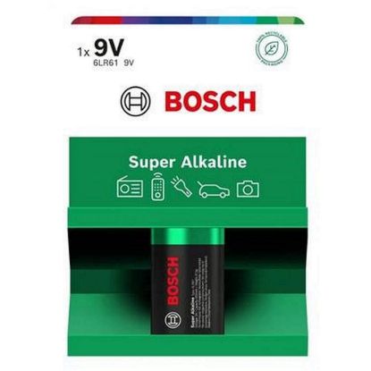Obrázek Bosch 6LR61SA1B/ 00 Super Alkaline 9V (Blistr 1 ks)